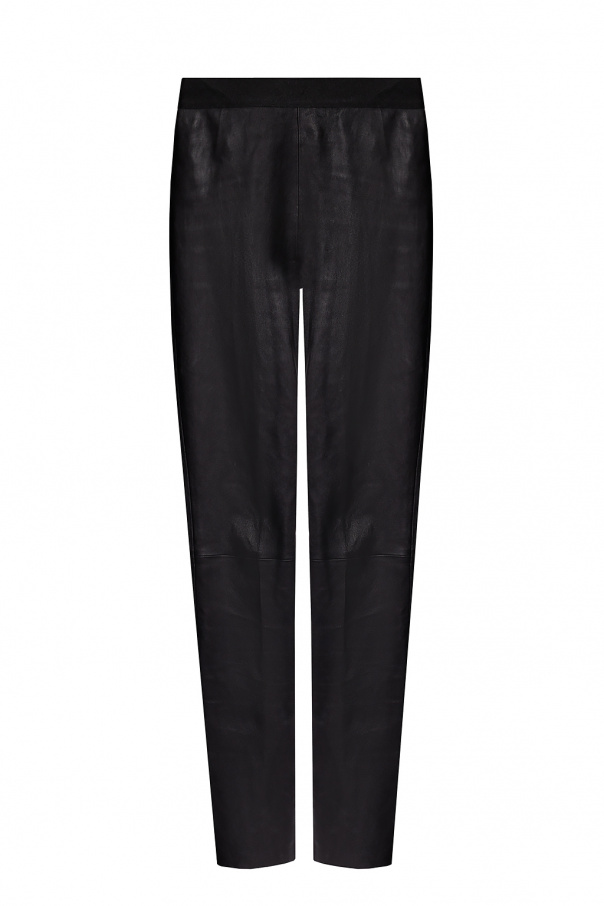 Ann Demeulemeester Leather trousers